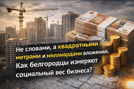 Не словами, а квадратными метрами и миллиардами вложений. Как белгородцы измеряют социальный вес бизнеса?