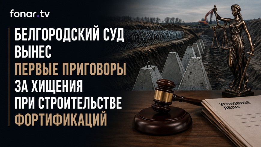 Белгородский суд вынес первые приговоры за хищения при строительстве фортификаций