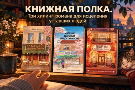 Книжная полка. Три хилинг-романа для исцеления уставших людей