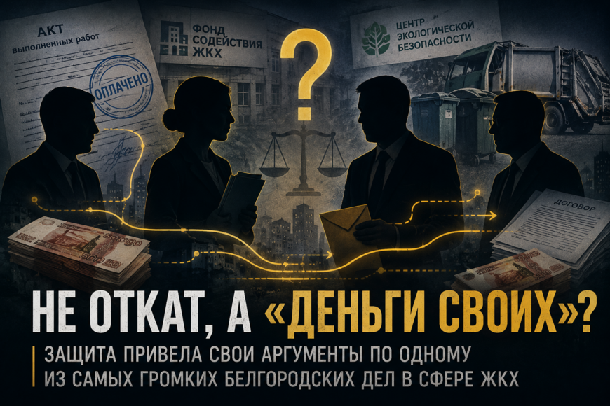 Не откат, а «деньги своих»? Защита привела свои аргументы по одному из самых громких белгородских дел в сфере ЖКХ