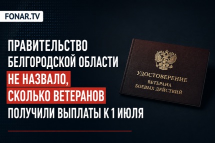 Правительство Белгородской области не назвало, сколько ветеранов получили выплаты к 1 июля