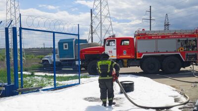 Белгородские энергетики и спасатели отработали тушение пожара на подстанции