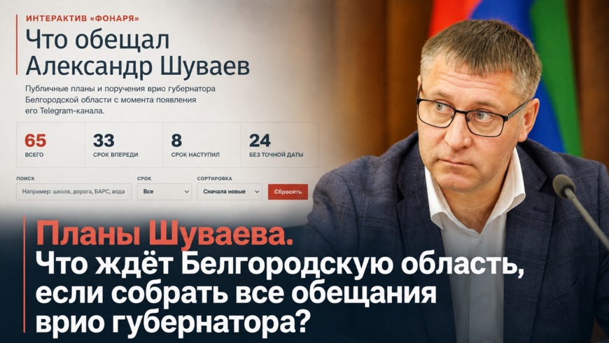 Планы Шуваева. Что ждёт Белгородскую область, если собрать все обещания врио губернатора?