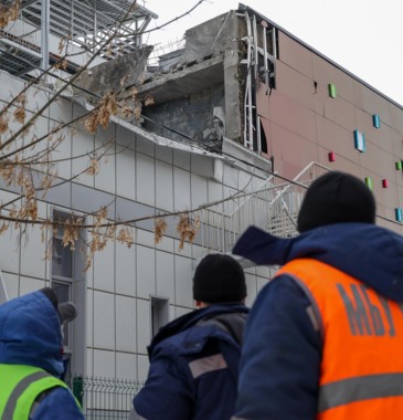 Фотограф запечатлел последствия обстрела Белгорода 2 января