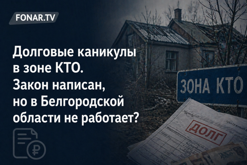 Долговые каникулы в зоне КТО. Закон написан, но в Белгородской области не работает?