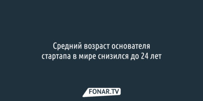 Средний возраст основателя стартапа в мире снизился до 24 лет