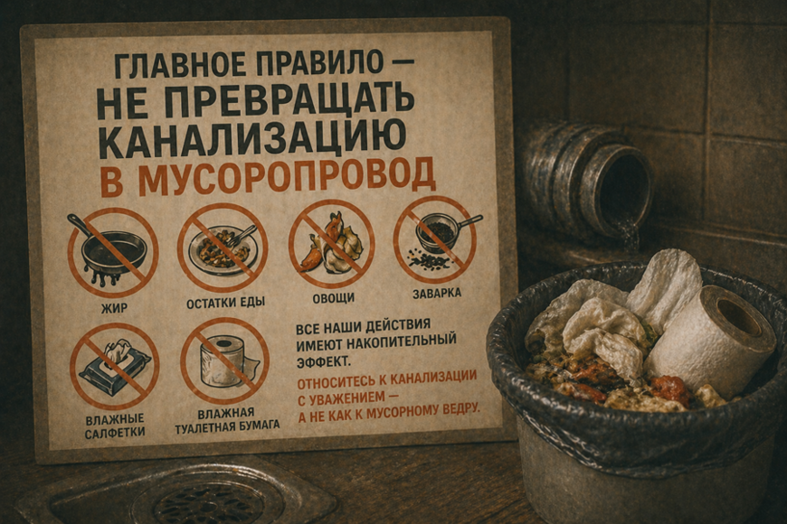 Не мешайте соду с уксусом! Директор белгородского «Коммунальщика» поделился, как дома самим следить за канализационными сетями