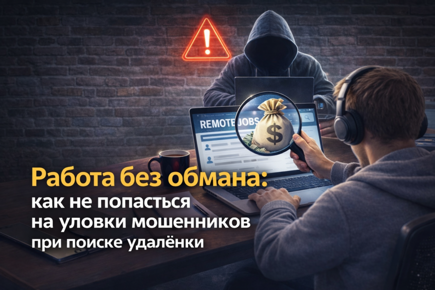 Работа без обмана: как не попасться на уловки мошенников при поиске удалёнки