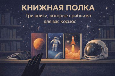 Книжная полка. Три книги, которые приблизят для вас космос