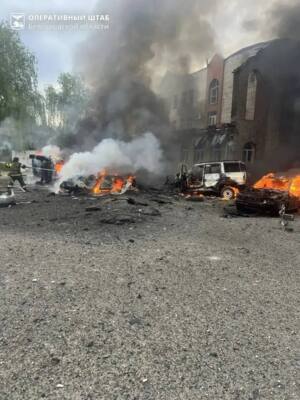 Белгородский посёлок Борисовка дважды обстреляли из ракет