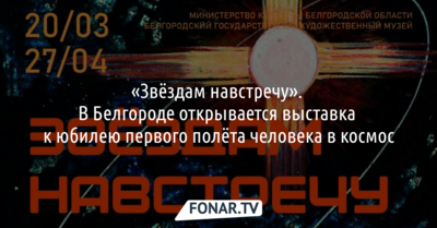 «Звёздам навстречу». В Белгороде открывается выставка к юбилею первого полёта человека в космос